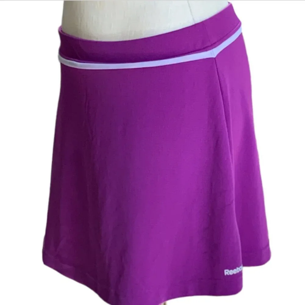 Reebok Play Dry Golf Tennis Skort Sz S Purple #80F - Picture 3 of 10